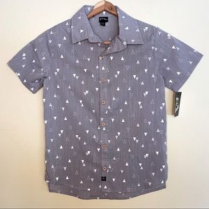 Art class button down short sleeve boys M (8/10)